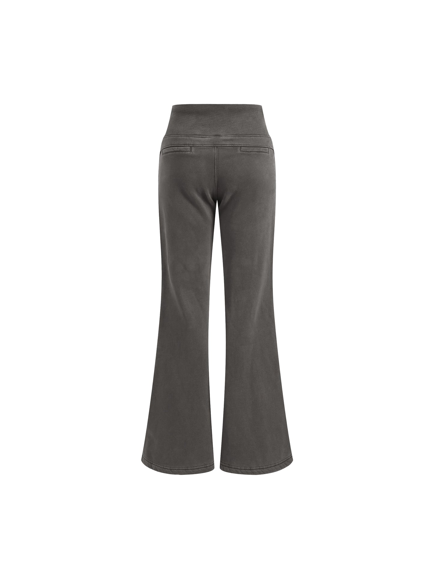 Vintage Washed Flared Fleece Pants